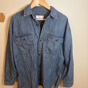TNA Denim Blue Shirt Jacket